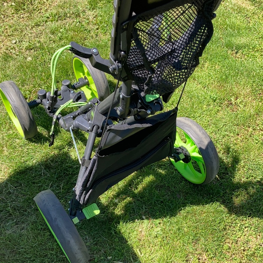 Golf cart caddy.